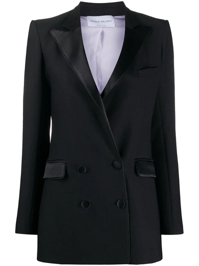 Hebe Studio Tuxedo Jacket In Black