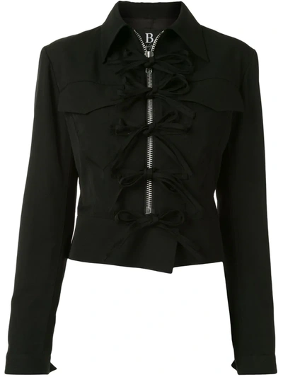 Yohji Yamamoto B/buddha Fitted Jacket In Black