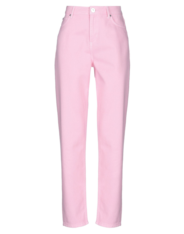 pink denim pants