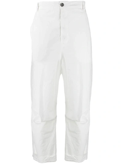Andrea Ya'aqov Straight-leg Cropped Trousers In White