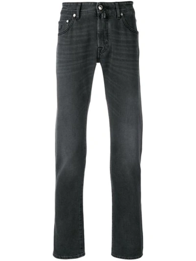 Jacob Cohen Surfer-patch Slim-fit Jeans In Grey