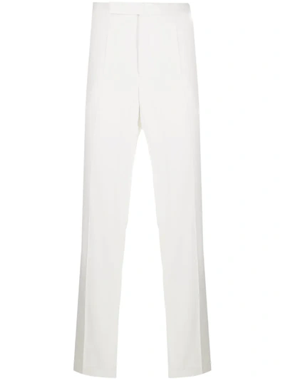 Haider Ackermann Tailored Straight Leg Trousers In White