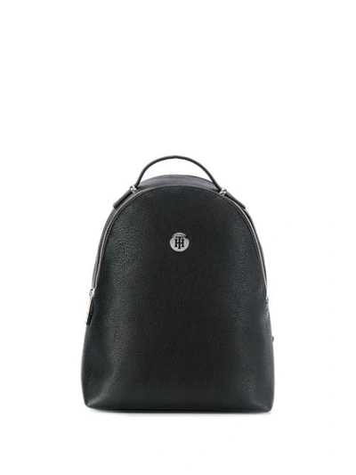 Tommy Hilfiger Pouch Detail Backpack In Black