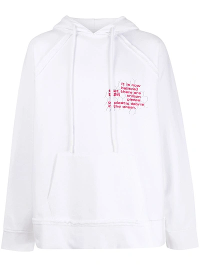 Off-white Graphic Print Hoodie In White