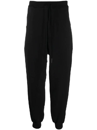 Andrea Ya'aqov Drawstring Track Trousers In Black