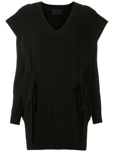 Andrea Bogosian Remember Knitted Mini Dress In Black