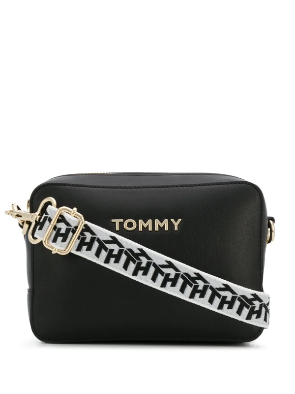 tommy hilfiger monogram crossover bag