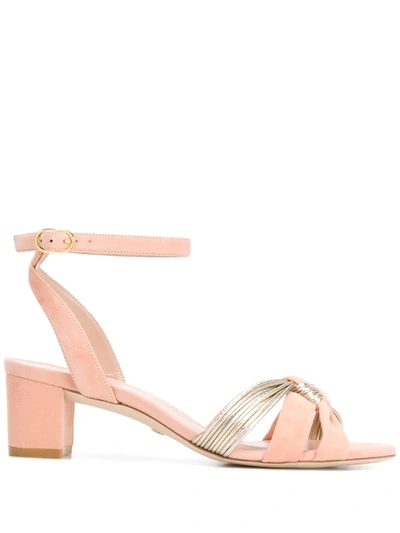 Stuart Weitzman Elvita 60mm Sandals In Pink