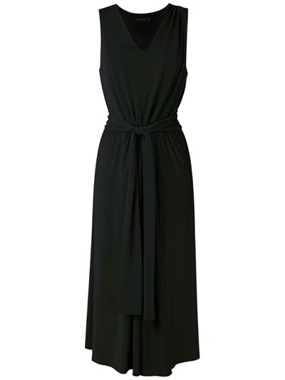 Alcaçuz Belted Basic Dress In Black