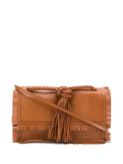 Valentino Garavani The Rope Crossbody Bag In Brown