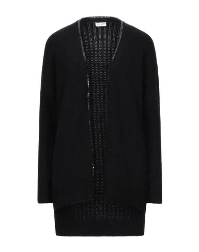 Saint Laurent Knit Cardigan In Black
