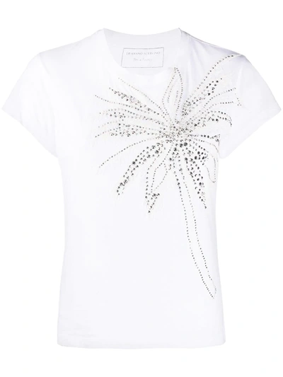 Ermanno Scervino Stud Pattern T-shirt In White