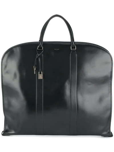 Saint Laurent Zip-around Travel Suit Bag In Black