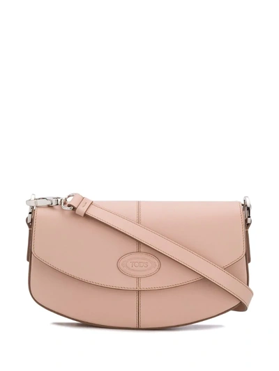 Tod's C-bag In Leather Mini In Pink