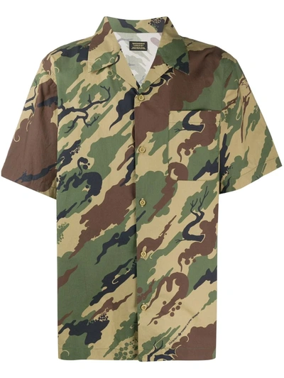 Maharishi Camouflage-print Shirt In Green