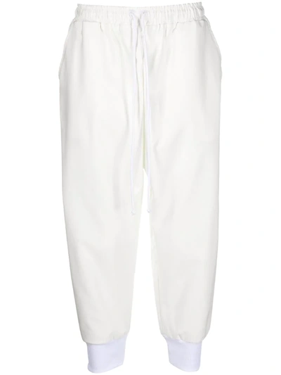 Alchemy Relaxed Cropped Trousers In White