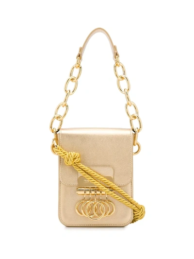 Dsquared2 Key Cross Body Bag In Gold