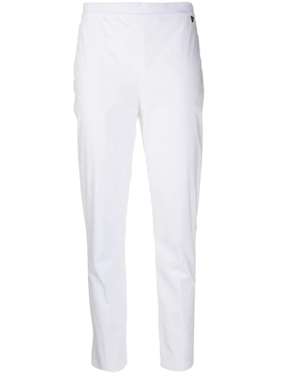 Twinset Slim-fit Trousers In White