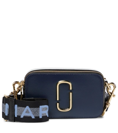Marc Jacobs The Snapshot Leather Camera Bag In Blue | ModeSens