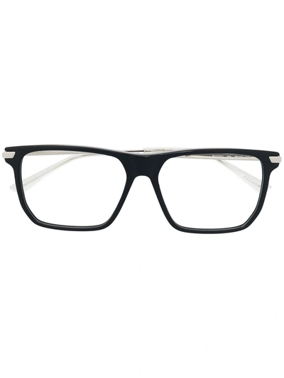 Bottega Veneta Square-frame Acetate Optical Glasses In Grey