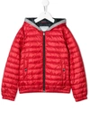 Herno Red Teen Padded Jacket In Rosso
