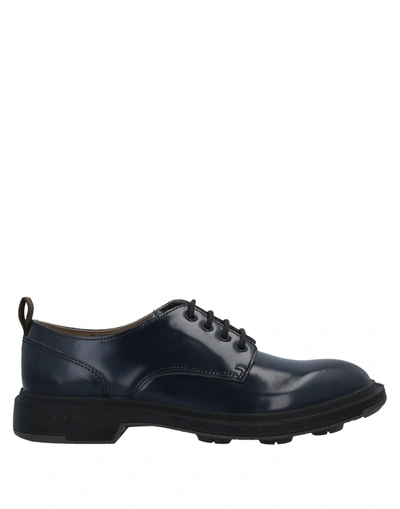 Pezzol Laced Shoes In Dark Blue