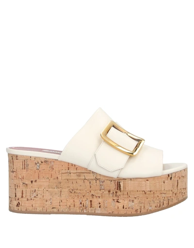 Bally Sandals In Ivory