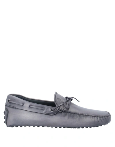 Tod's Loafers In Grey