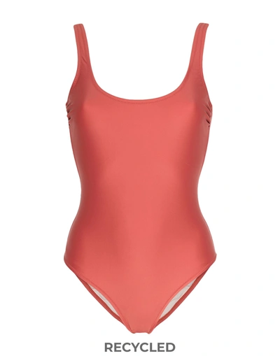 8 By Yoox One-piece Swimsuits In Rust