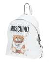 Moschino Backpack & Fanny Pack In White