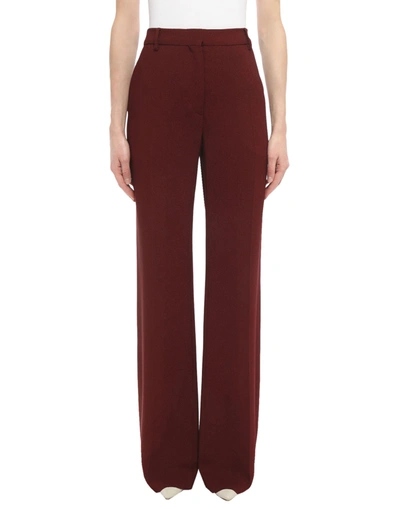 Valentino Casual Pants In Maroon