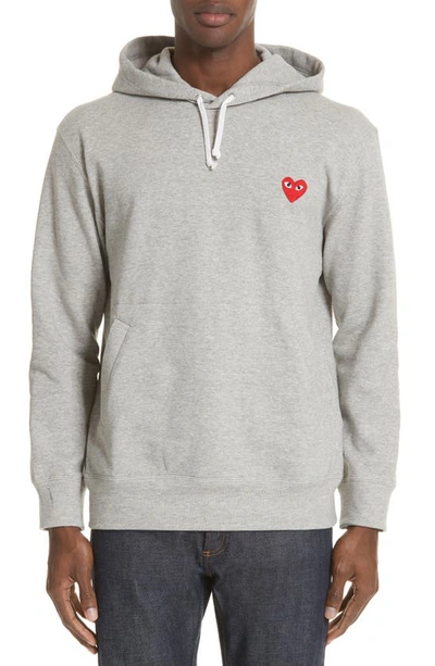 Comme Des Garçons Patch-detail Hoodie In Grey