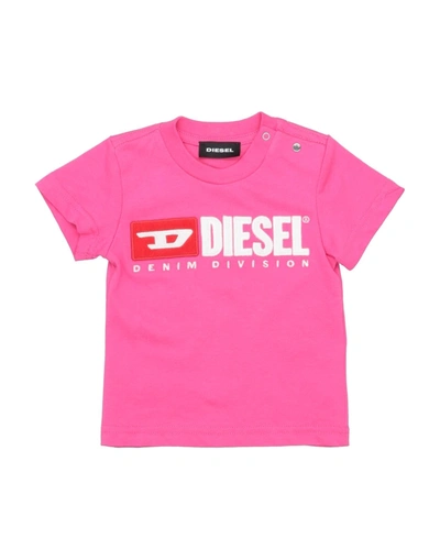 Diesel T-shirts In Pink