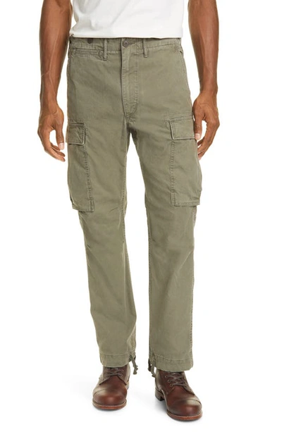 Rrl Surplus Cargo Pants In Dark Olive