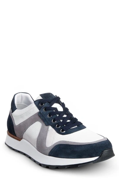 Allen Edmonds A-trainer Sneaker In Navy/ White