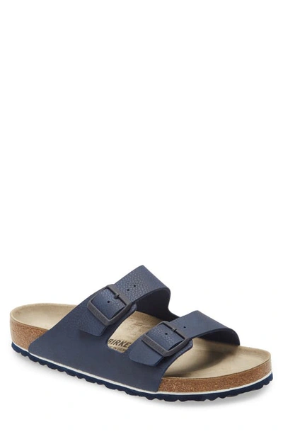 Birkenstock Arizona Slide Sandal In Desert Soil Blue