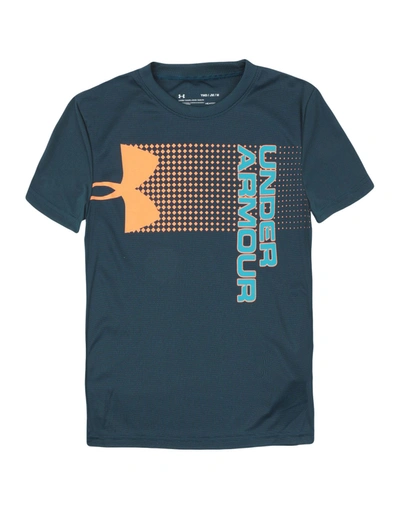 Under Armour T-shirts In Deep Jade