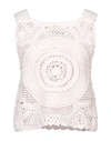 Alberta Ferretti Tops In Light Pink