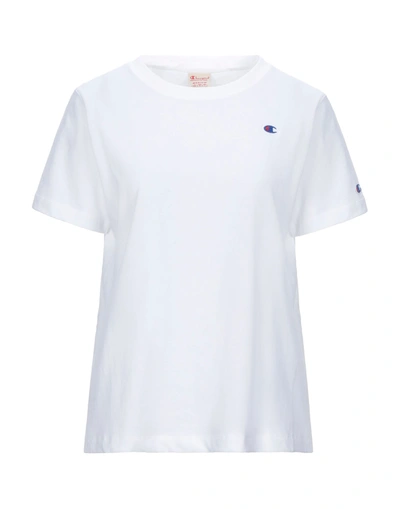 Champion T-shirts In White