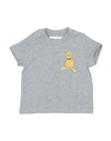 Mini Rodini T-shirts In Grey