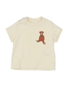 Mini Rodini T-shirts In Light Yellow