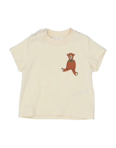 Mini Rodini T-shirts In Light Yellow