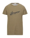 Saint Laurent T-shirts In Military Green