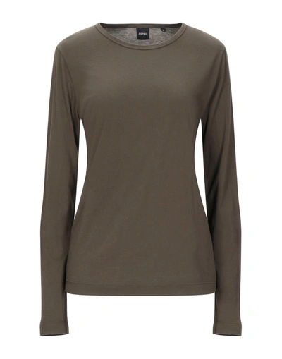 Aspesi T-shirts In Military Green
