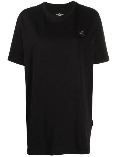 Vivienne Westwood Anglomania New Boxy Arm & Cutlass T-shirt In Black