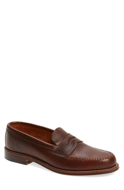 Alden Shoe Company Penny Loafer In Brown