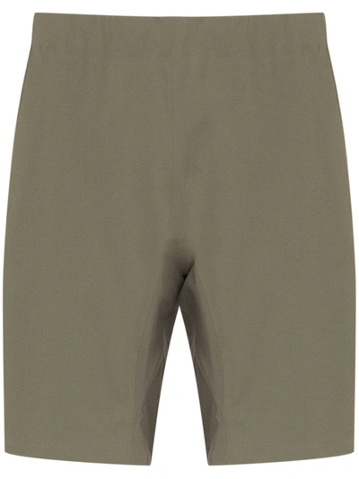 Veilance Secant Comp Water Resistant Stretch Nylon Shorts In Grey