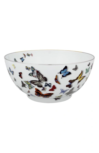 Christian Lacroix Butterfly Parade Salad Bowl In White