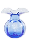 Vietri Hibiscus Bud Vase In Cobalt