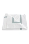 Matouk Lowell Duvet Cover In Opal Blue